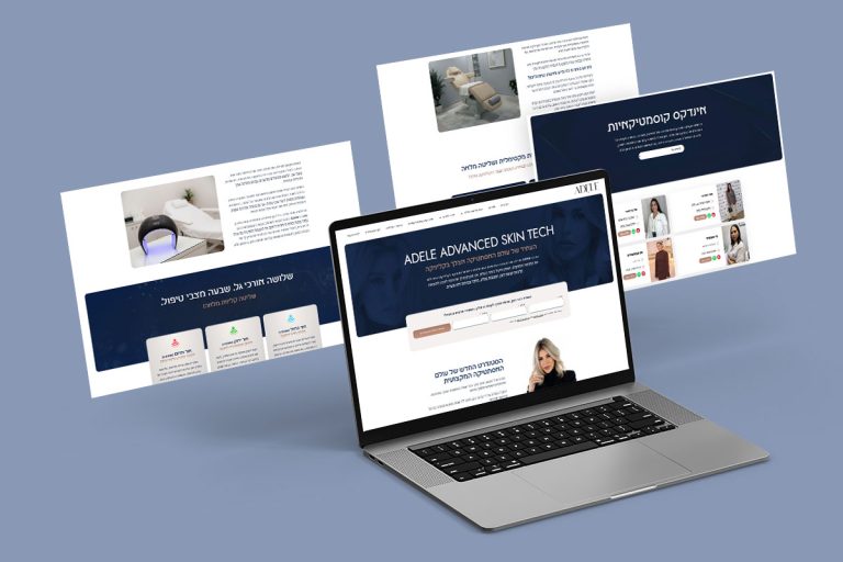 דף הבית 12 אדל מכשור טכנולוגי - בניית אתר תדמית